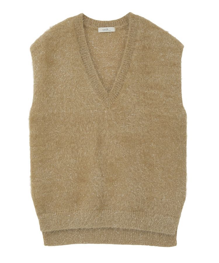 earth music&ecology「キャットライクヤーンニットベスト」|ベスト・ジレ|
