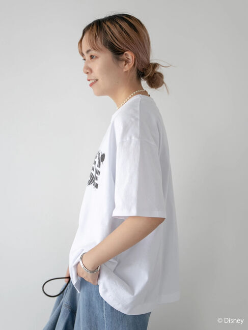  「背中アキロゴカットプルオーバー1/Mickey」|Tシャツ・カットソー|