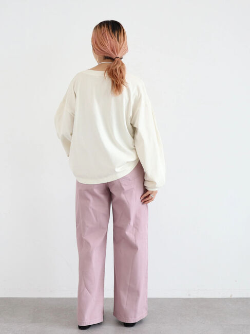  「PEANUTSピグメントロングT」|Tシャツ・カットソー|