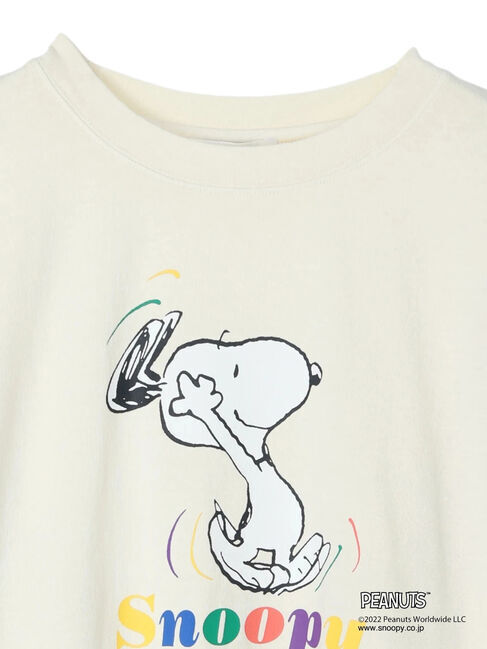  「PEANUTSピグメントロングT」|Tシャツ・カットソー|