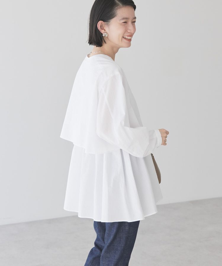 AMERICAN HOLIC「サッカーティアードロングブラウス/チュニック」|シャツ・ブラウス|