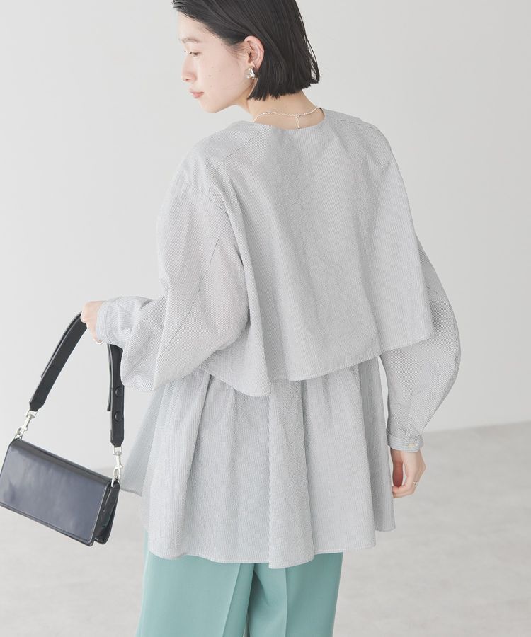 AMERICAN HOLIC「サッカーティアードロングブラウス/チュニック」|シャツ・ブラウス|