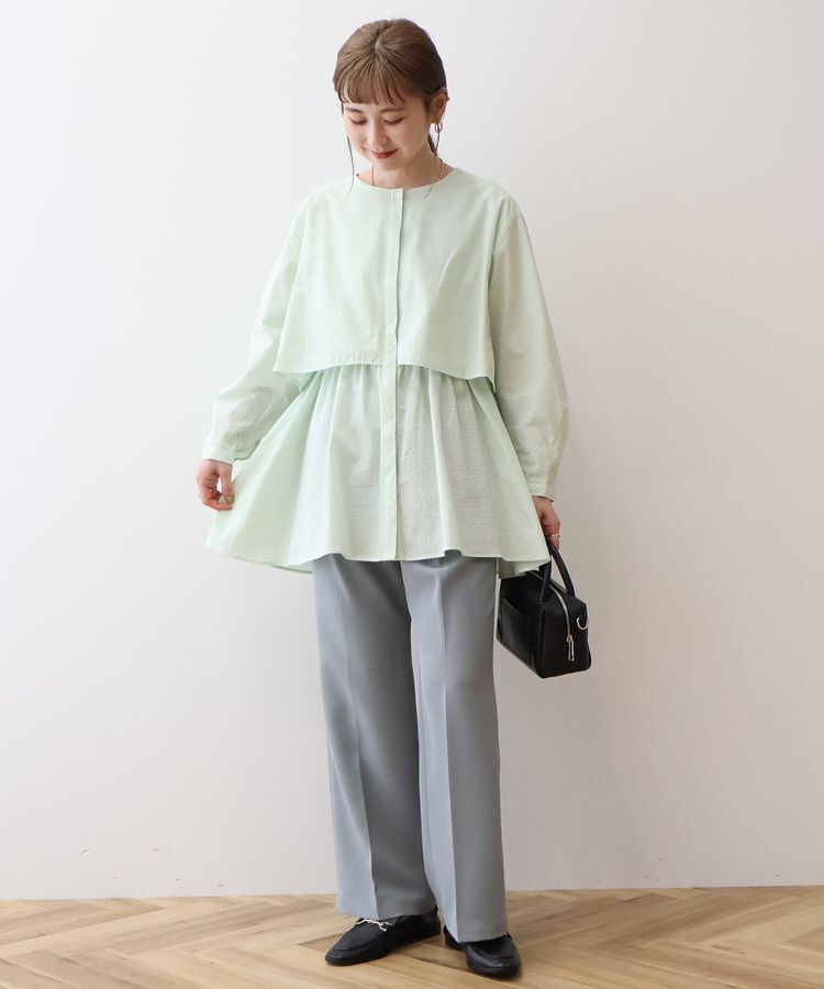 AMERICAN HOLIC「サッカーティアードロングブラウス/チュニック」|シャツ・ブラウス|