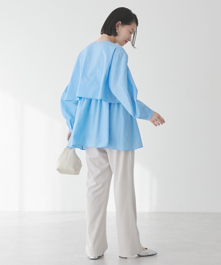 AMERICAN HOLIC「サッカーティアードロングブラウス/チュニック」|シャツ・ブラウス|