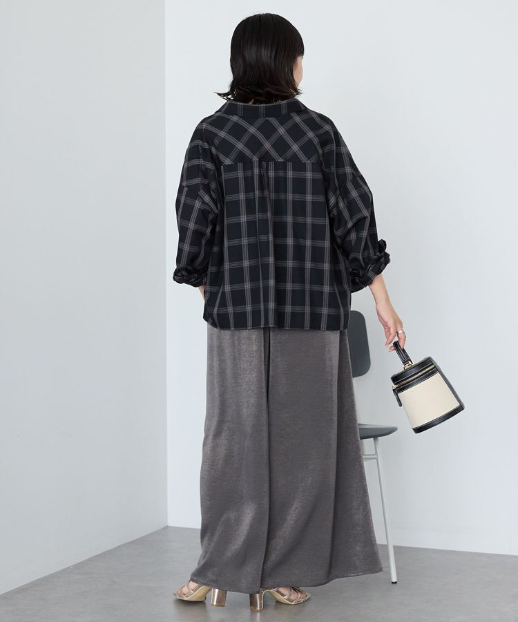 AMERICAN HOLIC「イージーケアチェックショート丈シャツ」|シャツ・ブラウス|