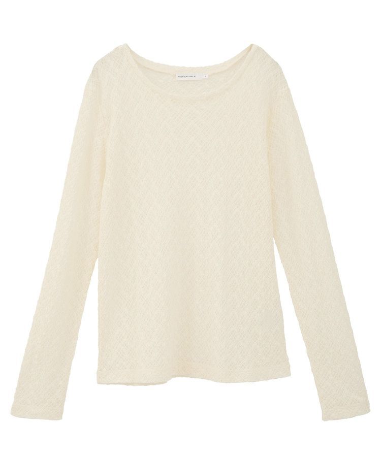 AMERICAN HOLIC「レース長袖プルオーバー」|Tシャツ・カットソー|