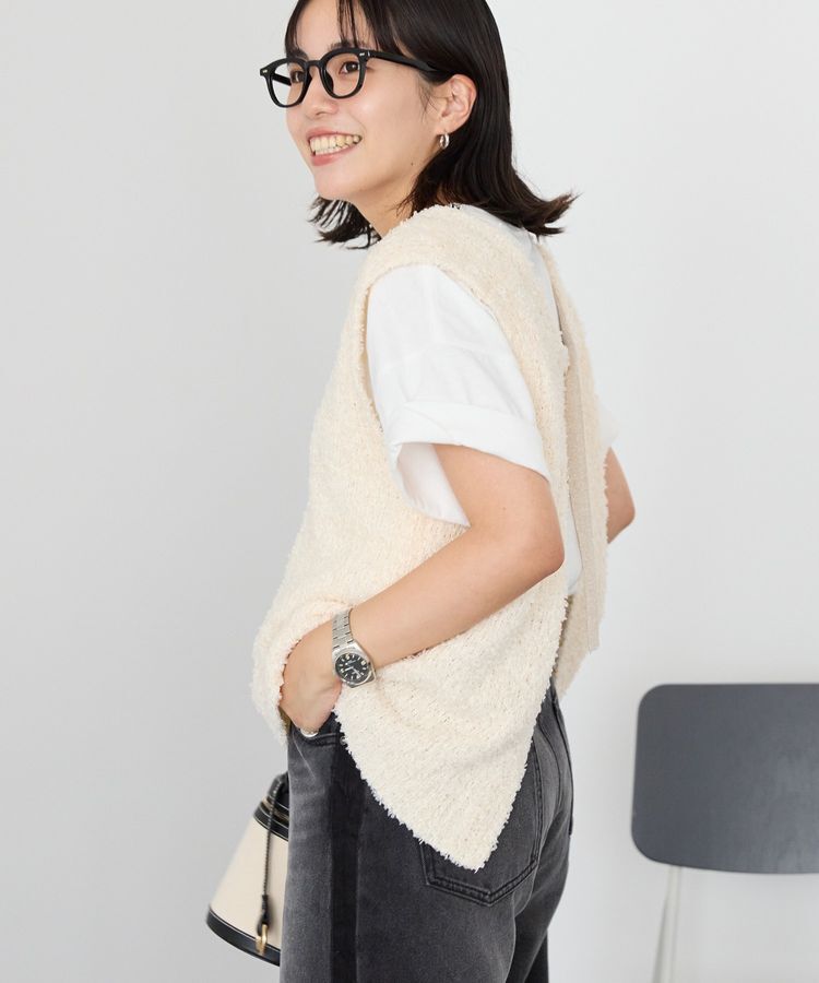 AMERICAN HOLIC「テープヤーンバックシャンベスト」|ベスト・ジレ|