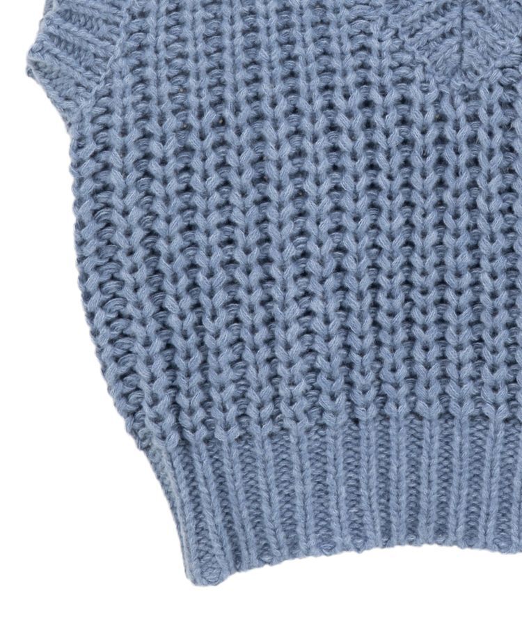 AMERICAN HOLIC「ローゲージVネックニットベスト」|ベスト・ジレ|