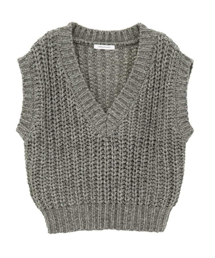 AMERICAN HOLIC「ローゲージVネックニットベスト」|ベスト・ジレ|