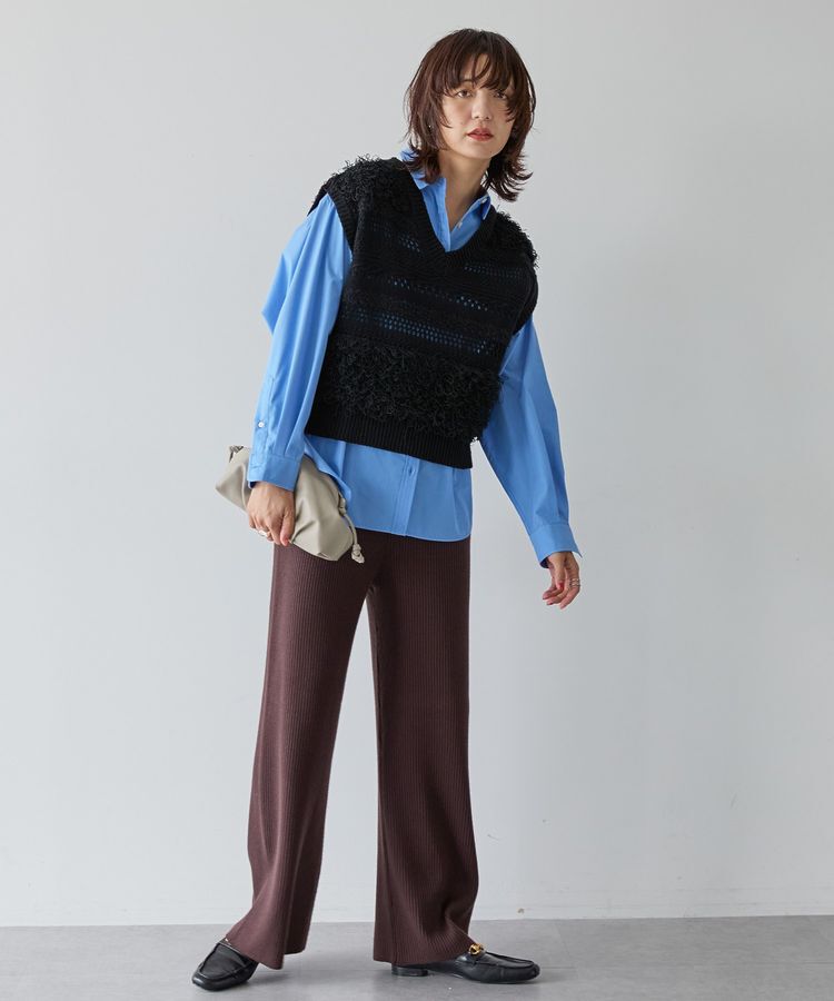 AMERICAN HOLIC「ループミックスニットベスト」|ベスト・ジレ|