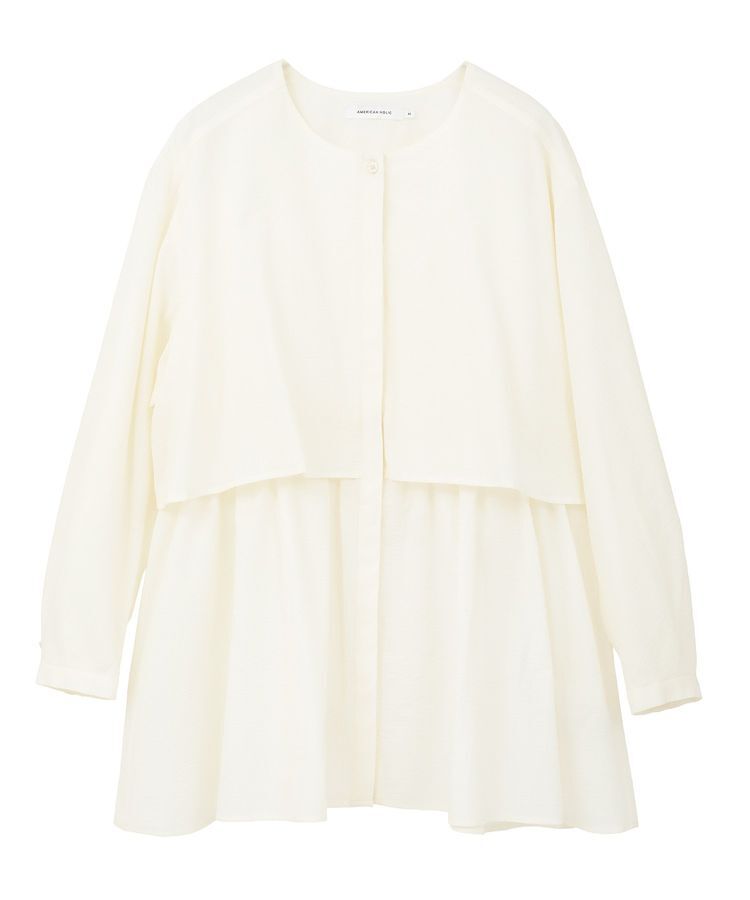 AMERICAN HOLIC「サッカーティアードブラウス」|シャツ・ブラウス|