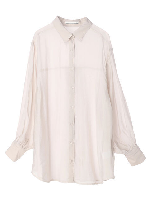 Green Parks「・ELENCARE　DUE　シアーシャツチュニック」|チュニック|