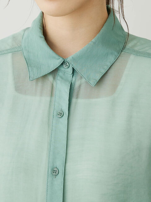 Green Parks「・ELENCARE　DUE　シアーシャツチュニック」|チュニック|