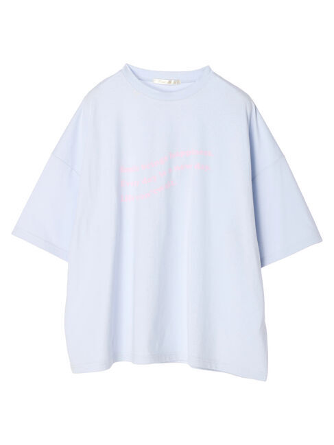  「・Petit Fleur ウェーブロゴptTシャツ」|Tシャツ・カットソー|
