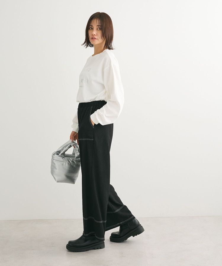 armonia「配色ステッチ楊柳イージーパンツ」|その他|