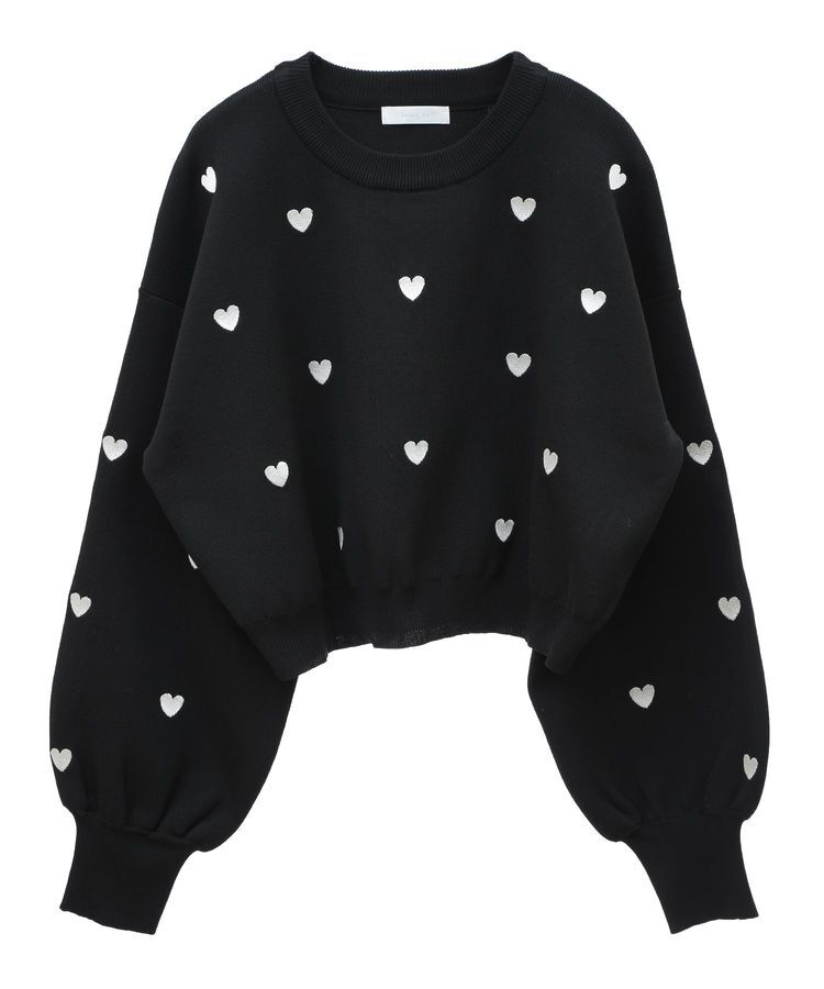 Green Parks「・swing by ハート刺繍ニット」|ニット・セーター|