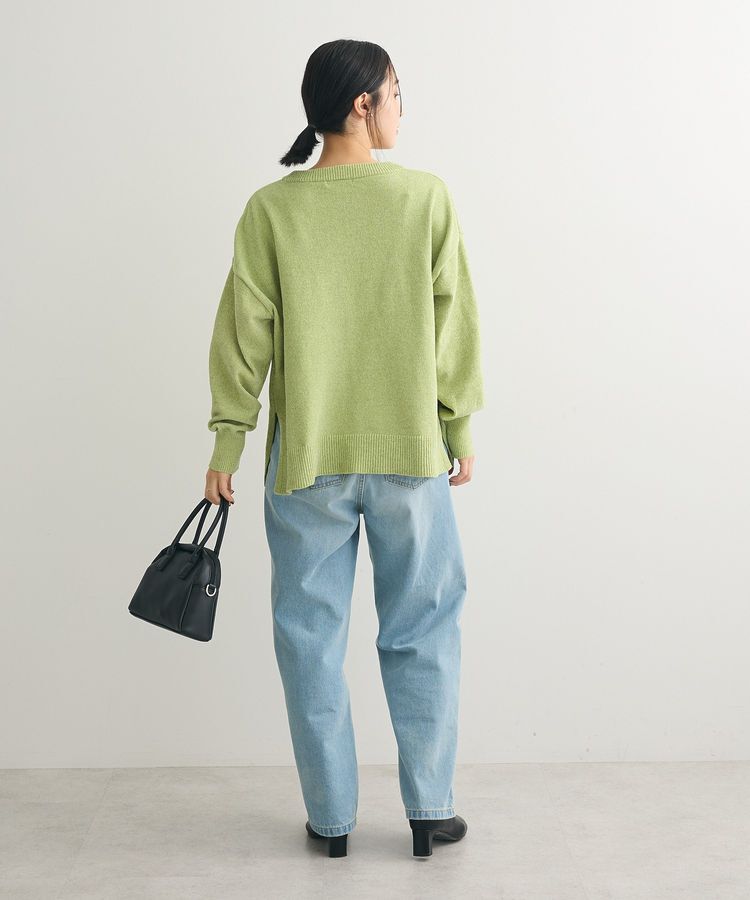 Green Parks「ベロアモールリラックスサイズニットプルオーバー」|ニット・セーター|