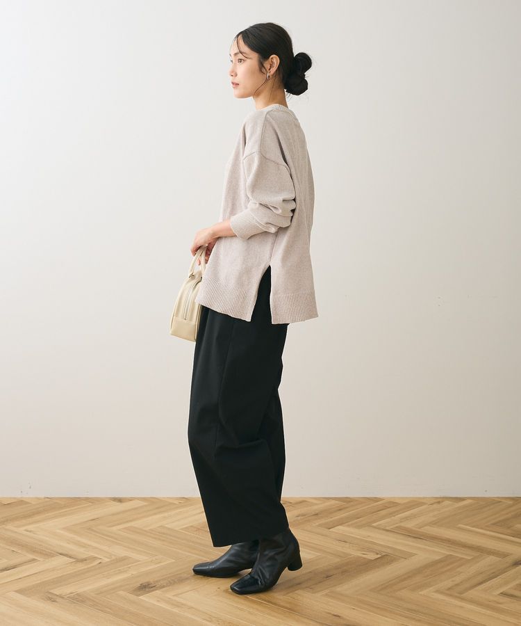 Green Parks「ベロアモールリラックスサイズニットプルオーバー」|ニット・セーター|