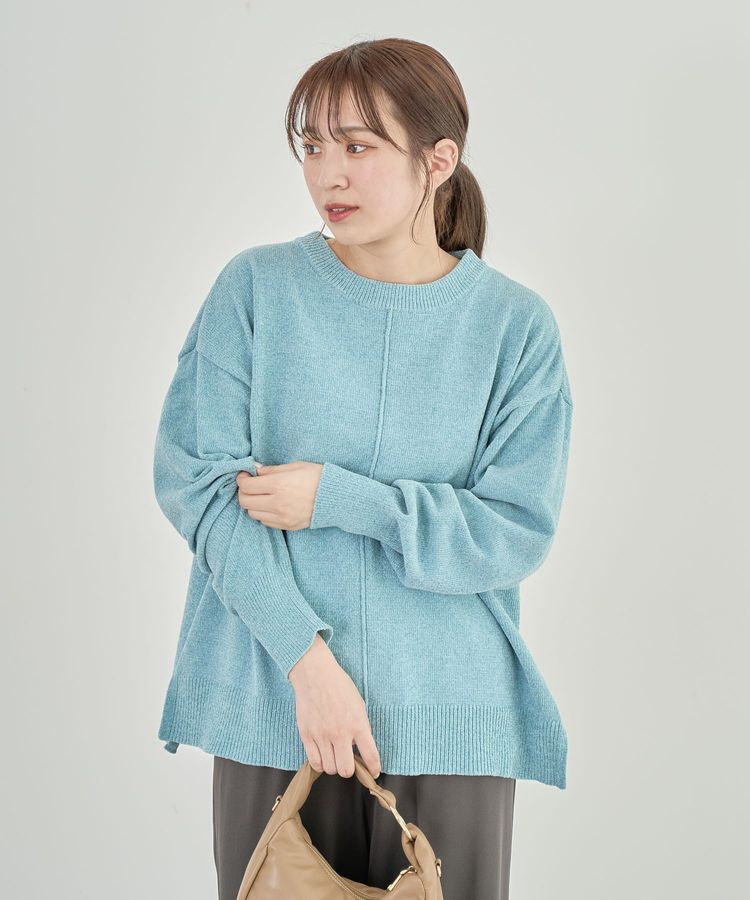 Green Parks「ベロアモールリラックスサイズニットプルオーバー」|ニット・セーター|