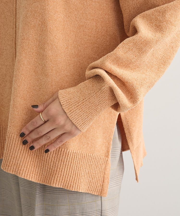 Green Parks「ベロアモールリラックスサイズニットプルオーバー」|ニット・セーター|