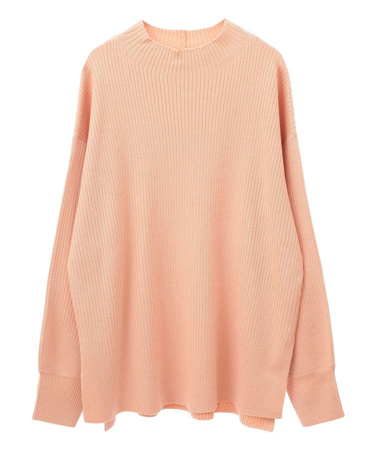 Green Parks「洗えるボトルネックリブニットプルオーバー」|ニット・セーター|