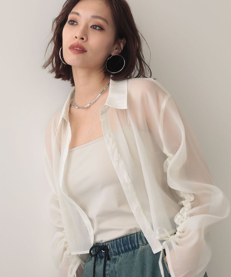 Green Parks「EGOISTドロストシアーシャツ」|シャツ・ブラウス|