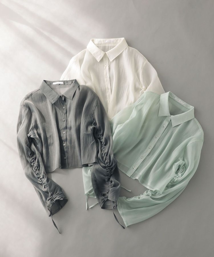 Green Parks「EGOISTドロストシアーシャツ」|シャツ・ブラウス|