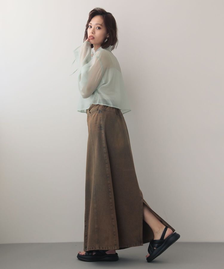 Green Parks「EGOISTドロストシアーシャツ」|シャツ・ブラウス|