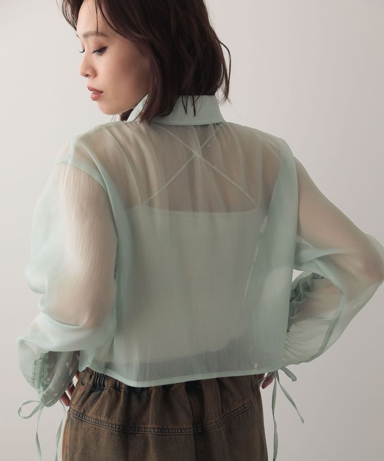 Green Parks「EGOISTドロストシアーシャツ」|シャツ・ブラウス|