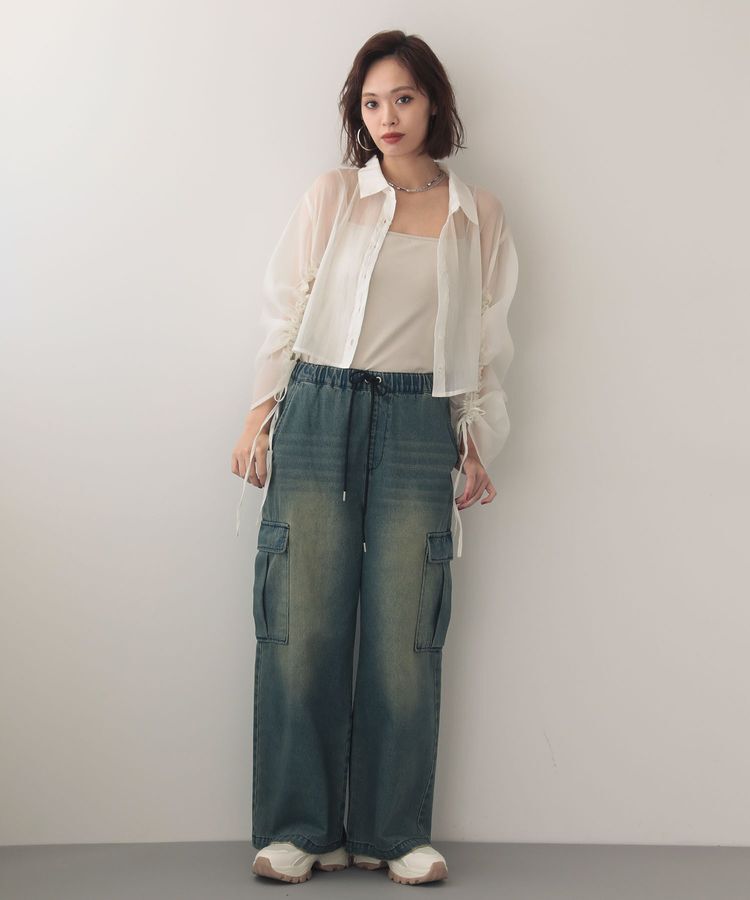 Green Parks「EGOISTドロストシアーシャツ」|シャツ・ブラウス|