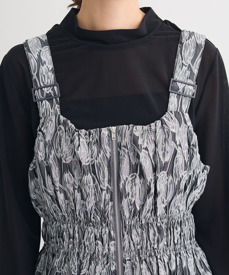 Green Parks「・SUGAR SPOON ジャカードジャンスカ」|ジャンパースカート|