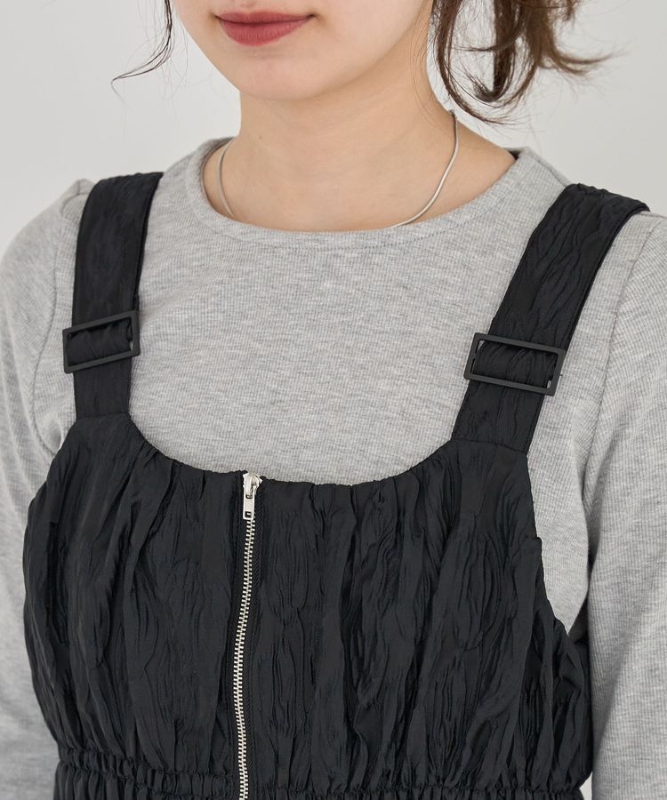 Green Parks「・SUGAR SPOON ジャカードジャンスカ」|ジャンパースカート|