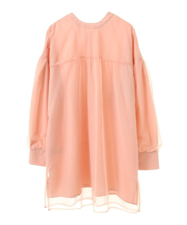 Green Parks「2Way チュールドッキングシャツチュニック」|シャツ・ブラウス|