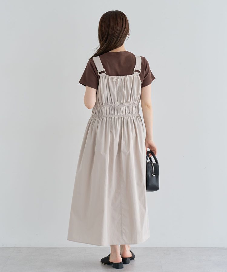 Green Parks「・SUGAR SPOON シャーリングジャンスカ」|ジャンパースカート|