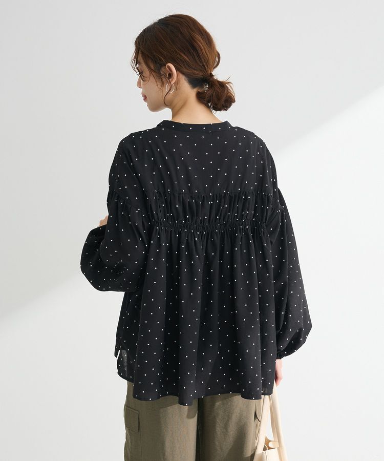 armonia「シャーリングスキッパーシャツ」|シャツ・ブラウス|