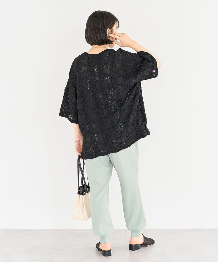 Green Parks「・SUGAR SPOON シャーリングカットレースTEE」|Tシャツ・カットソー|