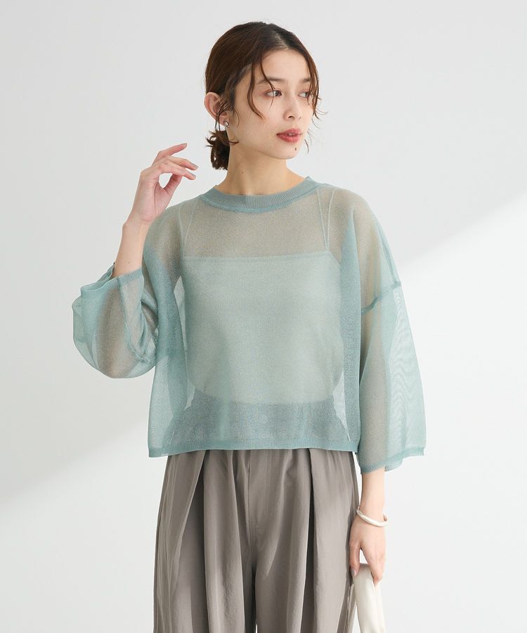 Green Parks「・ELENCARE DUE ラメシアーニットプルオーバー」|ニット・セーター|