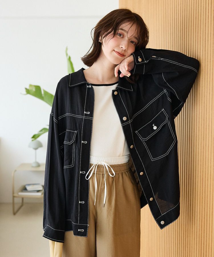 Green Parks「・ELENCARE DUE バイカラーニットタンク」|キャミソール|