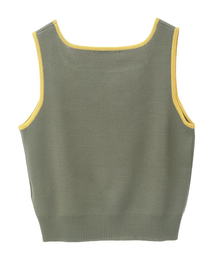 Green Parks「・ELENCARE DUE バイカラーニットタンク」|キャミソール|