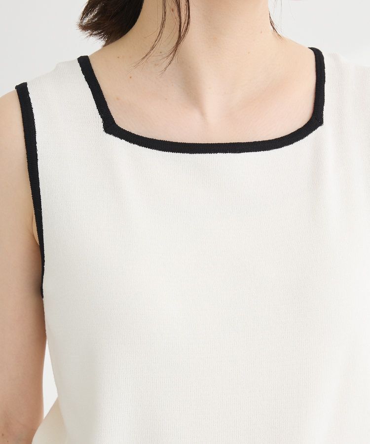 Green Parks「・ELENCARE DUE バイカラーニットタンク」|キャミソール|