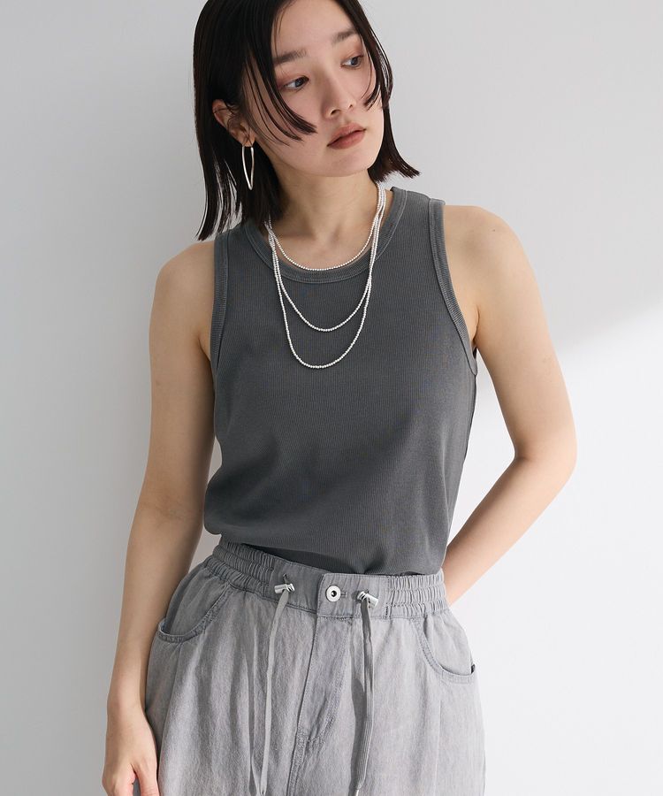 armonia「ピグメントアメスリタンク」|インナー|Charcoal Gray