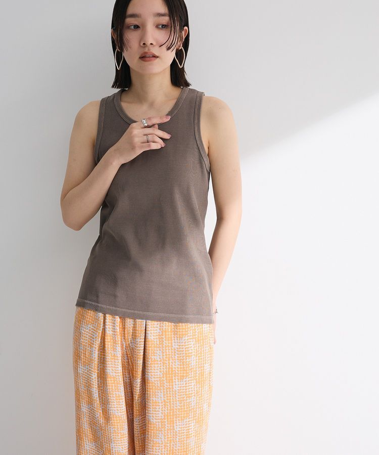 armonia「ピグメントアメスリタンク」|インナー|Brown