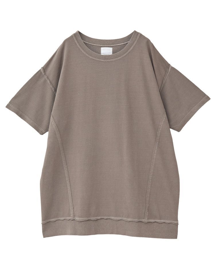 armonia「ピグメント裏毛切りっぱなしチュニック」|チュニック|