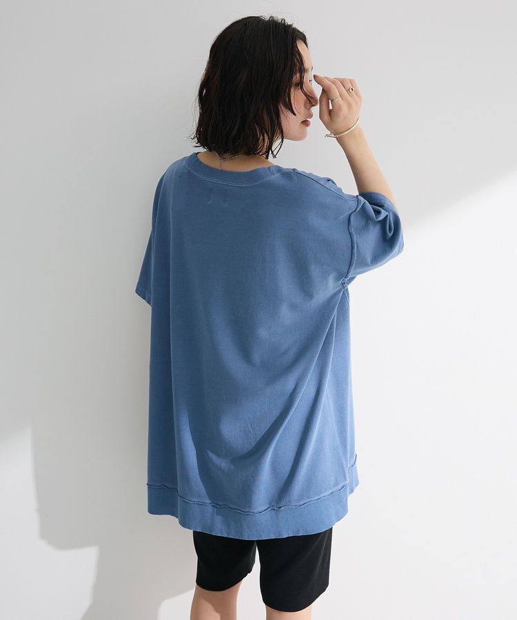 armonia「ピグメント裏毛切りっぱなしチュニック」|チュニック|