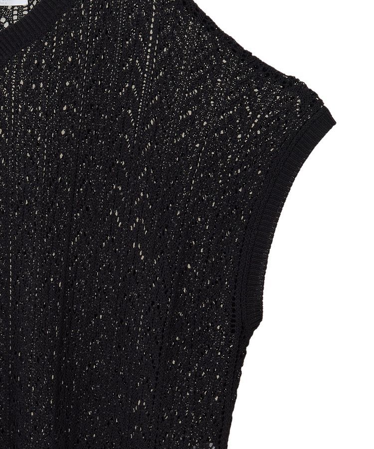 Green Parks「透かし編みニットチュニック」|チュニック|