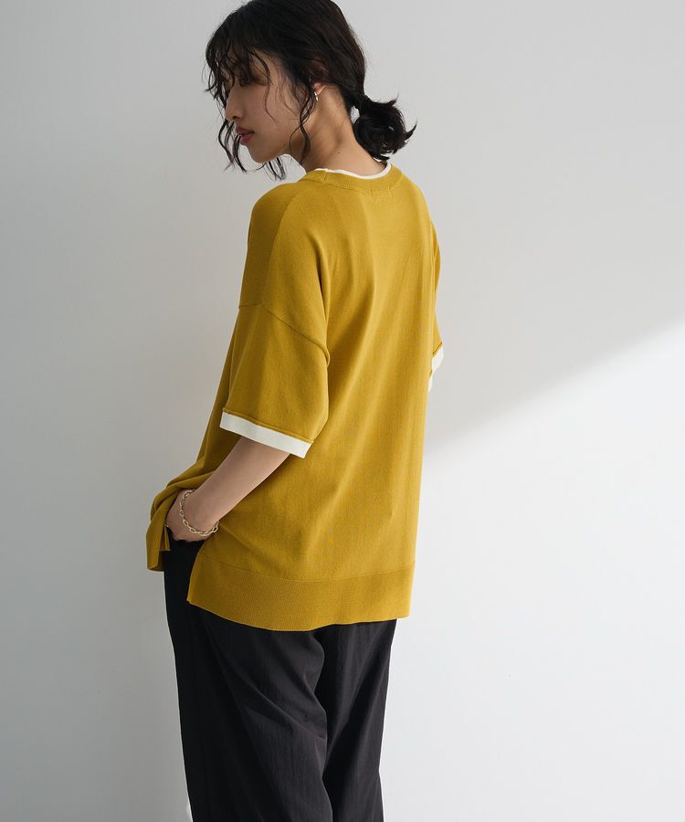 Green Parks「冷やっとすずやかレイヤーニットプルオーバー」|ニット・セーター|