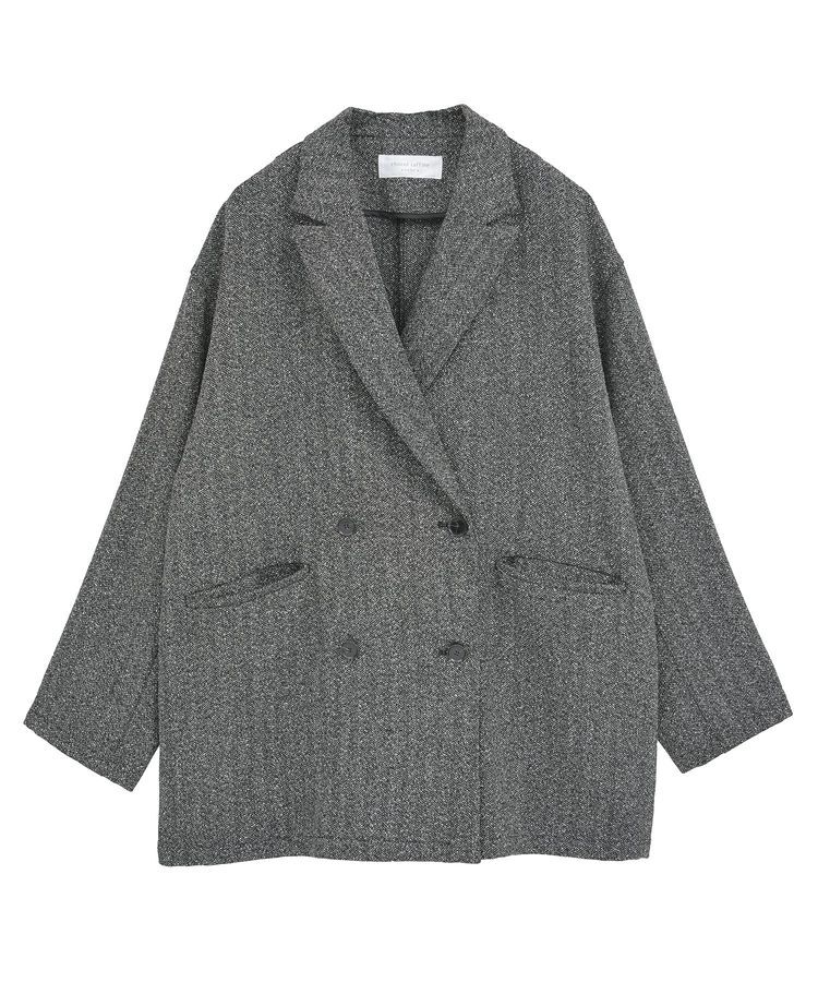 Green Parks「ツイードWオーバージャケット」|テーラードジャケット|