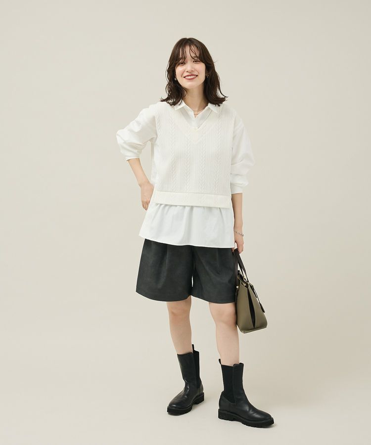 Green Parks「レザーライクショートパンツ」|その他|