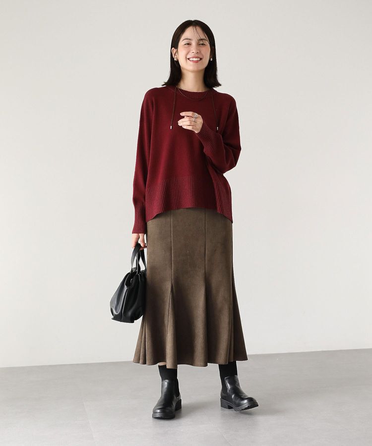 Green Parks「なめらかタッチスウェード調マーメイドスカート」|スカート|