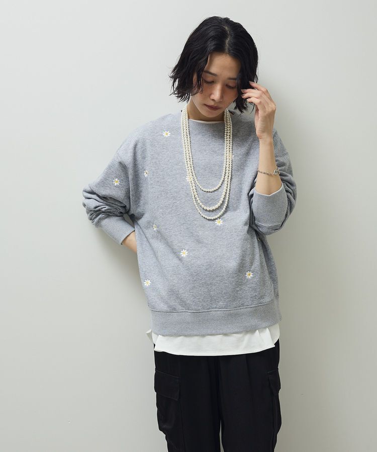 Green Parks「【WEB限定】裾ラウンドホワイトインナー」|Tシャツ・カットソー|